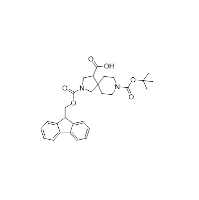 2-(((9H-fluoren-9-yl)methoxy)carbonyl)-8-(tert-butoxycarbonyl)-2,8-diazaspiro[4.5]decane-4-carboxylic acid