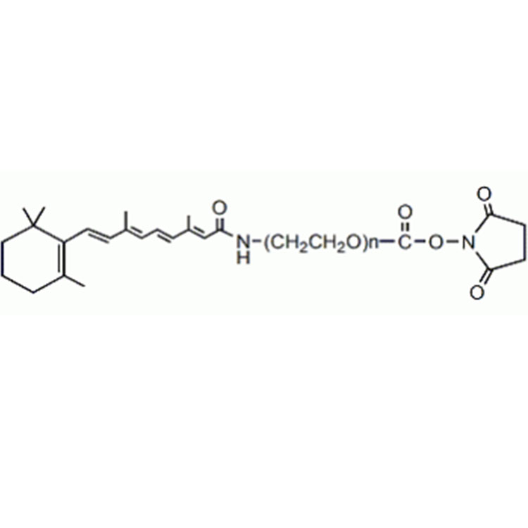 Retinoic acid-PEG-NHS，维甲酸-聚乙二醇-琥珀酰亚胺酯