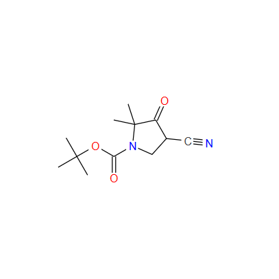 4-氰基-2,2-二甲基-3-氧代吡咯烷-1-羧酸叔丁酯