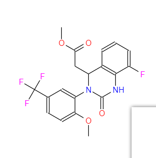 917389-21-0 2-(8-氟-3-(2-甲氧基-5-(三氟甲基)苯基)-2-氧代-1,2,3,4-四氢喹唑啉-4-基