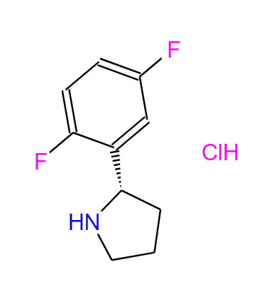 (S)-2-(2,5-二氟苯基)吡咯烷盐酸盐 1443624-23-4