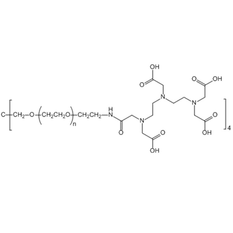 4-arm-PEG-DTPA，四臂-聚乙二醇-二乙基三胺五乙酸