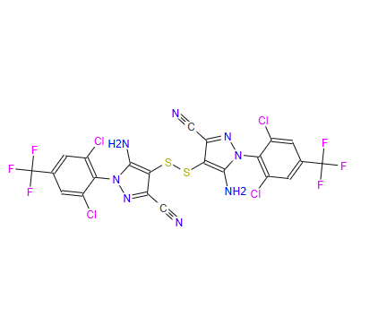 5-氨基-3-氰基-1-(2,6-二氯-4-三氟甲基-苯基)吡唑二硫化物