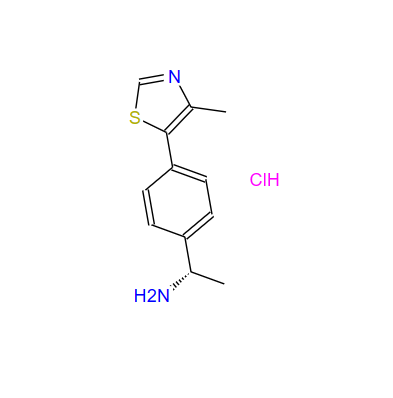 (S)-1-(4-(4-甲基噻唑-5-基)苯基)乙-1-胺盐酸盐