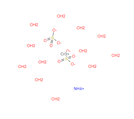 硫酸铬铵十二水酯 10022-47-6