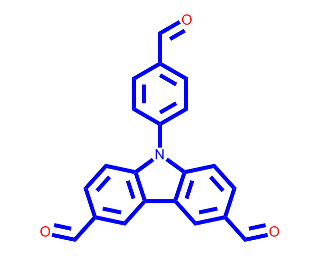 9-(4-甲酰基苯基)-9H-咔唑-3,6-二甲醛 1782957-87-2