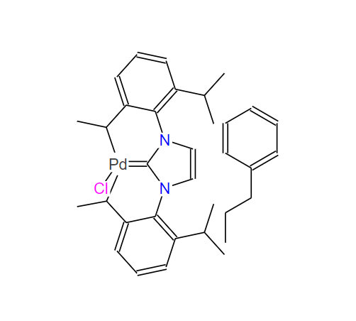氯[(1,2,3-)-3-苯基-2-丙烯基][1,3-双(2,6-二-I-丙基苯基)咪唑-2-基]钯(II) 884879-23-6