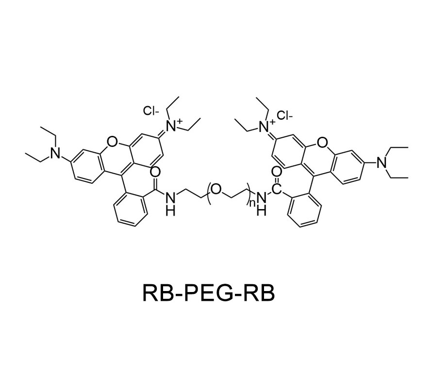 罗丹明-聚乙二醇-罗丹明；RB-PEG-RB