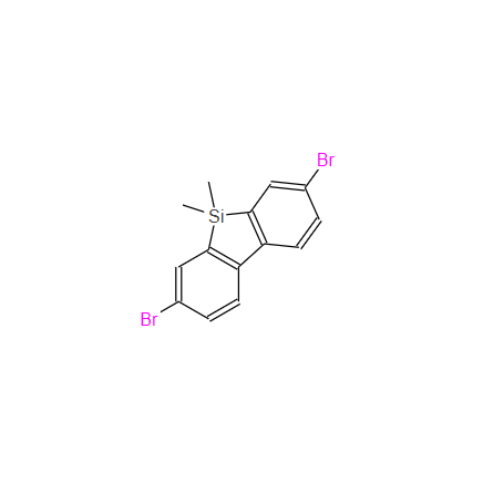 3,7-二溴-5,5-二甲基-5H-二苯并[b，d]硅烷；1228595-79-6