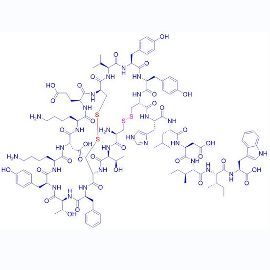 Endothelin 3, human, rat 117399-93-6；125692-40-2.png