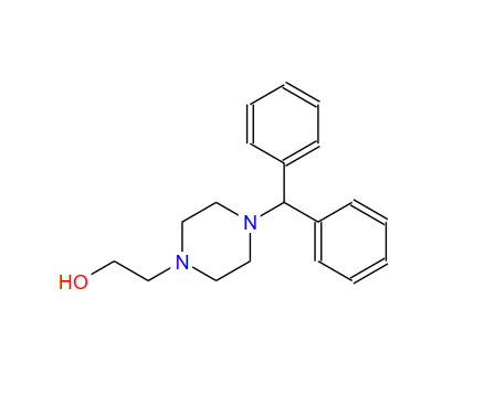 1-二苯基甲基-4-(2-羟基乙基)哌嗪