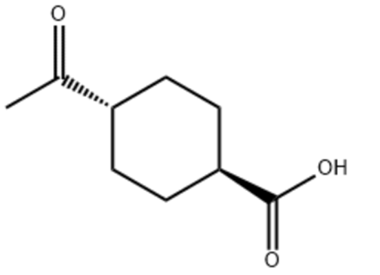 Cyclohexanecarboxylic acid, 4-acetyl-, trans- (9CI)