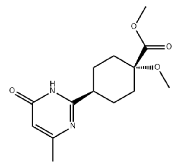 甲基(1r,4r)-4-(4-羟基-6-甲基嘧啶-2-基)-1-甲氧基环己烷-1-羧酸酯