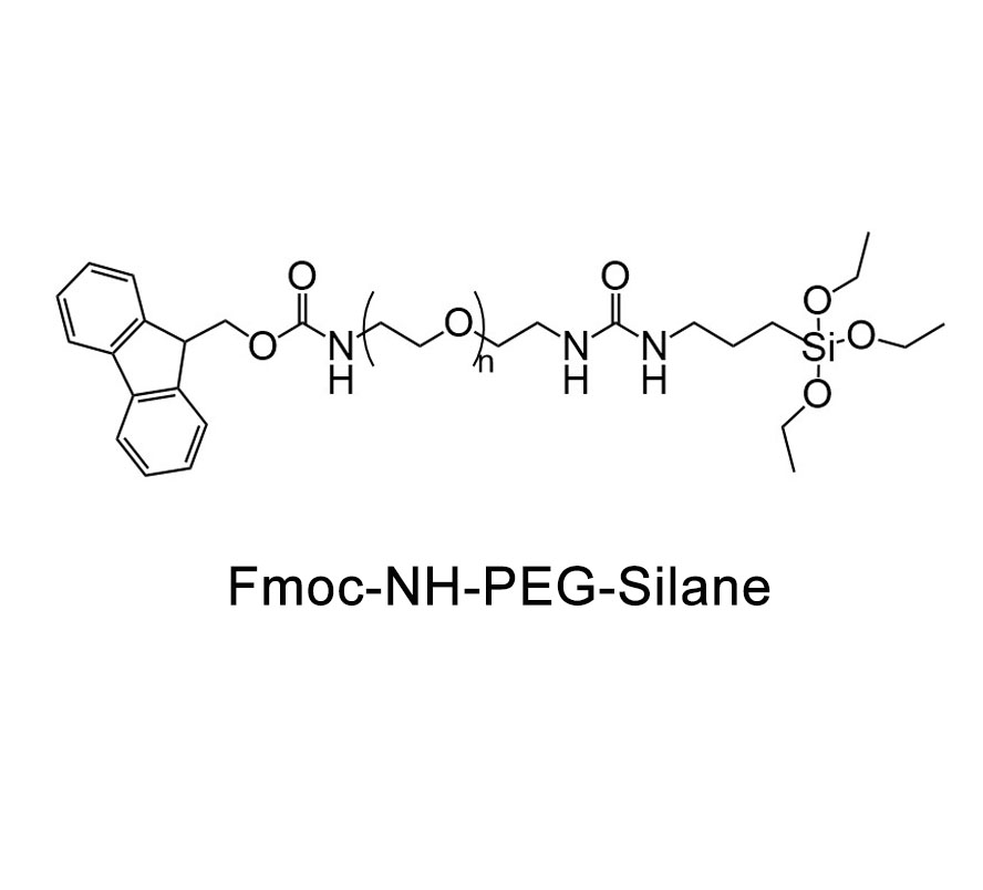 芴甲氧羰基-氨基-聚乙二醇-硅烷；Fmoc-NH-PEG-Silane