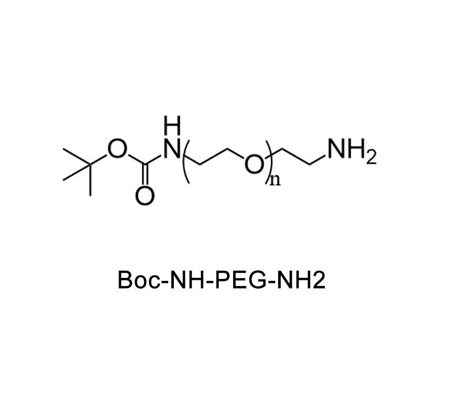 叔丁氧羰基-氨基-聚乙二醇-氨基；Boc-NH-PEG-amine；Boc-NH-PEG-NH2