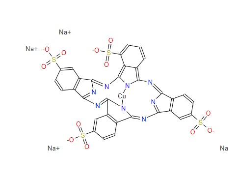 铜酞菁-3,4`,4``,4```-四磺酸四钠盐