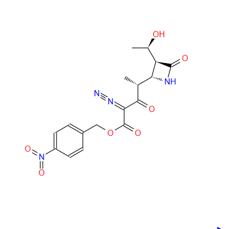 (R)-4-硝基苄基-2-重氮-4-((2R,3S)-3-((R)-1-羟乙基)-氮杂环丁-4-酮-2-基]-3-氧代戊酸酯