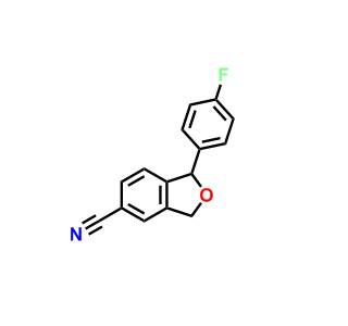 1-(4-氟苯基)-1,3-二氢异苯并呋喃-5-腈 64169-67-1