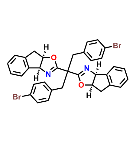 (3aS,3a'S,8aR,8a'R)-2,2'-(1,3-双(4-溴苯基)丙烷-2,2-二基)双(3a,8a-二氢-8H-茚并[1,2-d]恶唑)