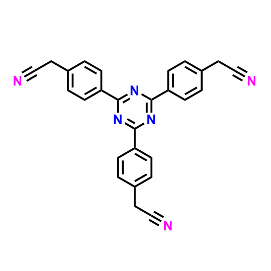 2,2',2'-（（1,3,5-三嗪-2,4,6-三基）三（苯-4,1-二基））三乙腈