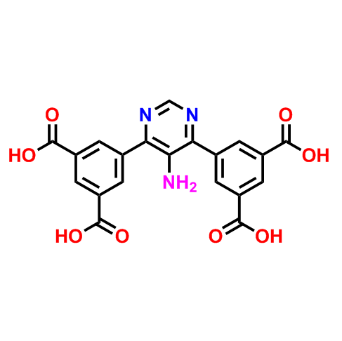 5,5'-(5-氨基嘧啶-4,6-二基)二间苯二甲酸