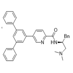 ( s ) - 5-( [ 1,1 ' : 3 ' , 1 " -三联苯] - 5 ' -基)-N - ( 1 - (二甲氨基) - 3 -苯基丙烷- 2 -基)吡啶酰胺