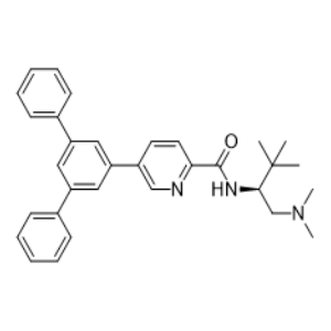 ( s ) - 5-( [ 1,1 ' : 3 ' , 1 " -三联苯] - 5 ' -基)-N- ( 1- (二甲基氨基) - 3，3 -二甲基丁烷- 2 -基)吡啶酰胺