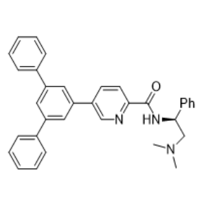 ( s ) - 5-( [ 1,1 ' : 3 ' , 1 " -三联苯] - 5 ' -基)-N - ( 2 - (二甲氨基) - 1 -苯基乙基)吡啶酰胺