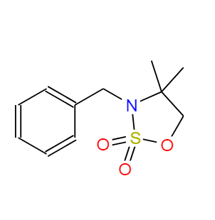 228547-64-6；1,2,3-恶噻唑烷，4,4-二甲基-3-（苯基甲基）-，2,2-二氧化物