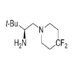 ( s ) - 1 - ( 4 , 4 -二氟哌啶- 1 -基) - 3，3 -二甲基- 2 -丁胺