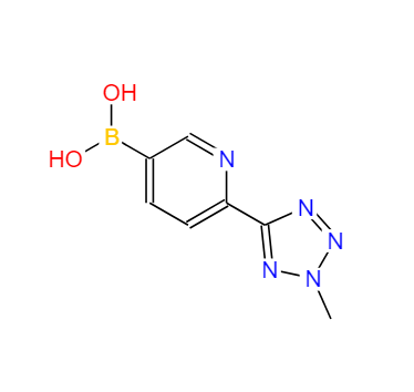 [6-(2-甲基-2H-四唑-5-基)吡啶-3-基]硼酸 883231-14-9