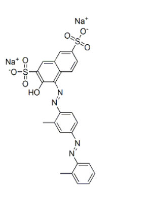 3-羟基-4-[[2-甲基-4-[(邻甲苯基)偶氮]苯基]偶氮]萘-2,7-二磺酸二钠盐