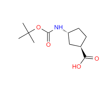 (1R,3R)-N-BOC-1-氨基环戊烷-3-甲酸 489446-85-7