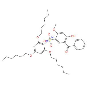 2,4,6-三己氧基重氮苯-5-苯甲酰基-4-羟基-2-甲氧基苯磺酸盐