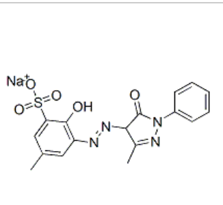 5-[(4,5-二氢-3-甲基-5-氧代-1-苯基-1H-吡唑-4-基)偶氮]-4-羟基甲苯-3-磺