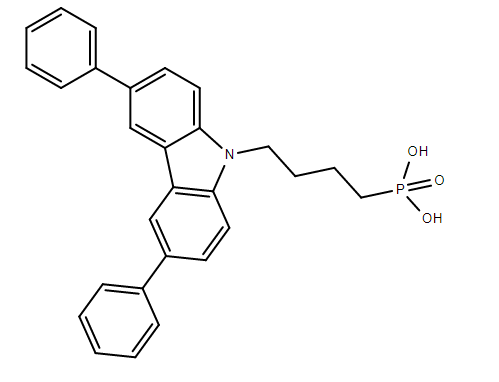 [4-(3,6-二苯基- 9H-咔唑-9基) 丁基]磷酸 2814500-04-2