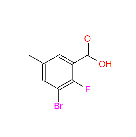 3-溴-2-氟-5-甲基苯甲酸