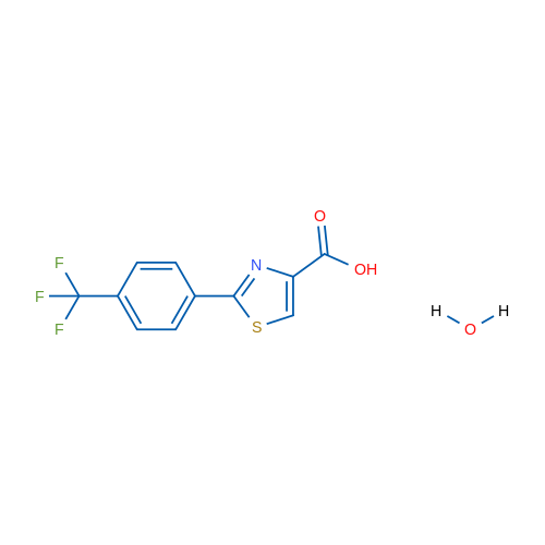 2-(4-(Trifluoromethyl)phenyl)thiazole-4-carboxylic acid hydrate