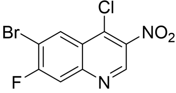 6-溴-4-氯-7-氟-3-硝基喹啉