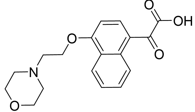 2-(4-(2-吗啉基乙氧基)萘酚-1)-2-草酸