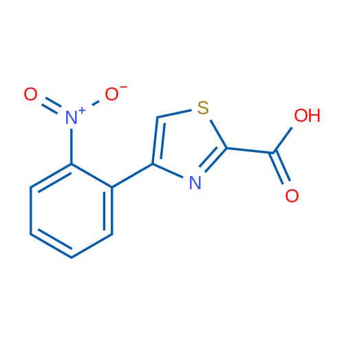 4-(2-硝基苯基)噻唑-2-甲酸