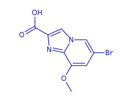 6-bromo-8-methoxyimidazo[1,2-a]pyridine-2-carboxylic acid