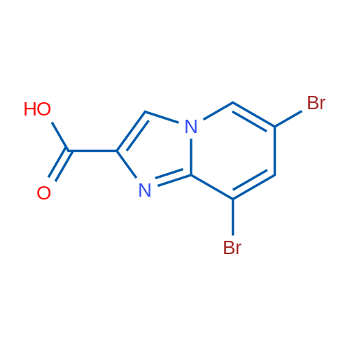 6,8-Dibromoimidazo[1,2-a]pyridine-2-carboxylic acid