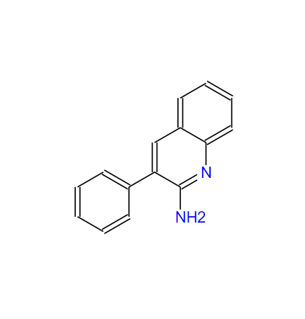 2-氨基-3-苯基喹啉                                                                                                                                        