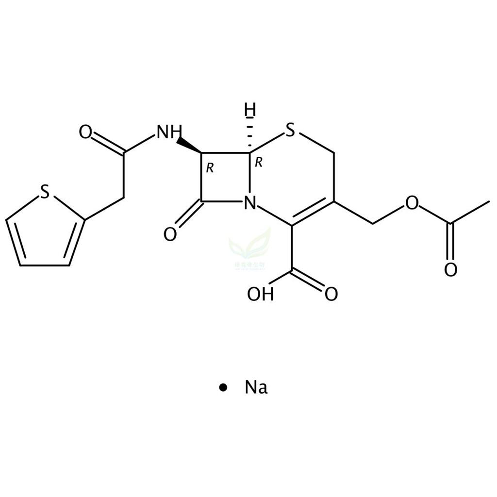 头孢噻吩钠  Cephalothin sodium salt  58-71-9