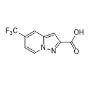 实验室自产中间体5-三氟甲基吡唑并[1,5-a]吡啶-2-羧酸
