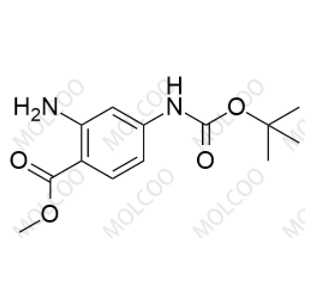 2-氨基-4-(1,1-二甲基乙氧基)羰基氨基-苯甲酸甲酯