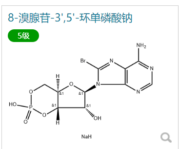 8-溴腺苷-3',5'-环单磷酸钠