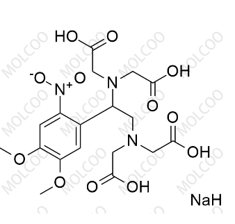 甘氨酸,N,N'-[1-(4,5-二甲氧基-2-硝基苯基)-1,2-乙二基]双[N-(羧甲基)-,四钠盐(9Cl)