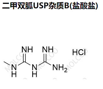 实验室自产杂质二甲双胍USP杂质B(盐酸盐)
